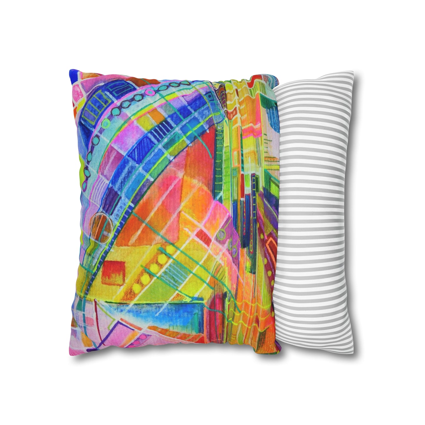 Cushion Pillow Case - No. 234 - Water Colour Abstract