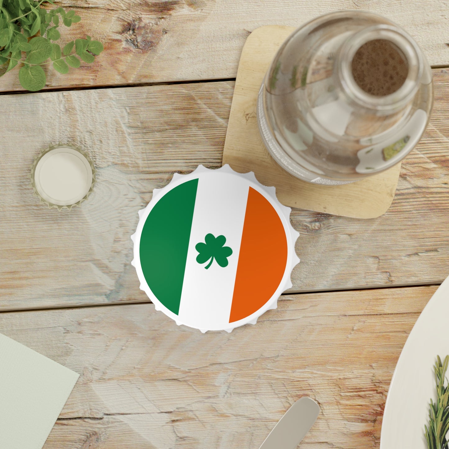 Bottle Opener (Magnetic) - No. 008 - Shamrock