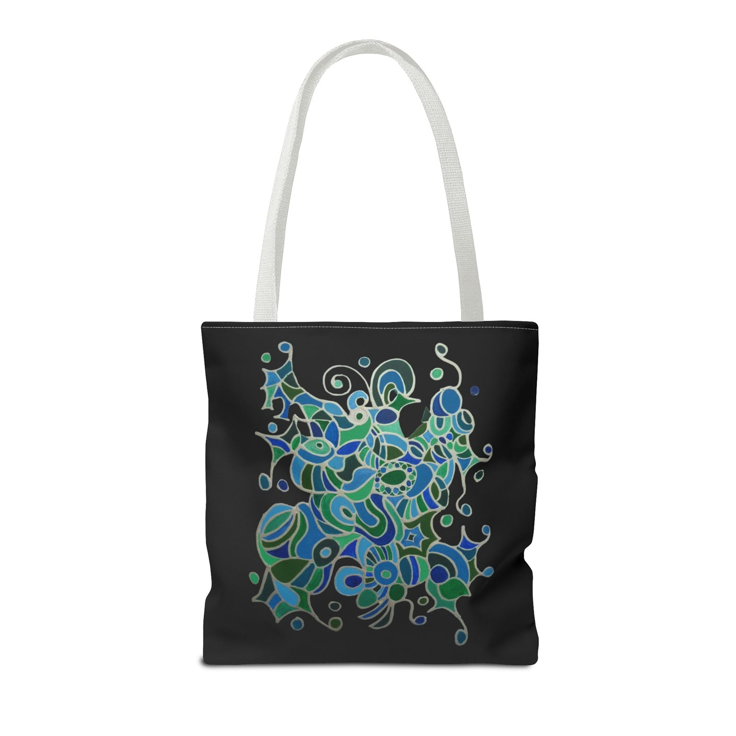 Tote Bag  - No.146 - A 'Bird of Paradise' on Black