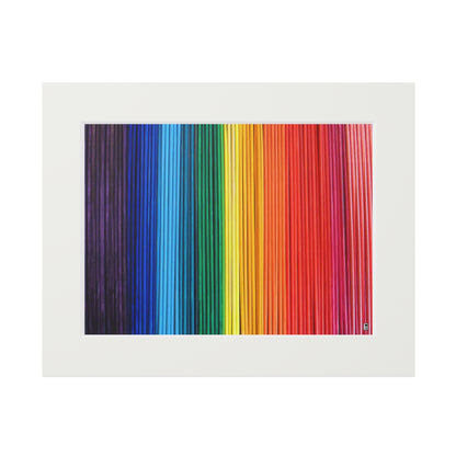 Fine Art Print (Cardboard Frame) - No. 305 - 'Pride' Rainbow