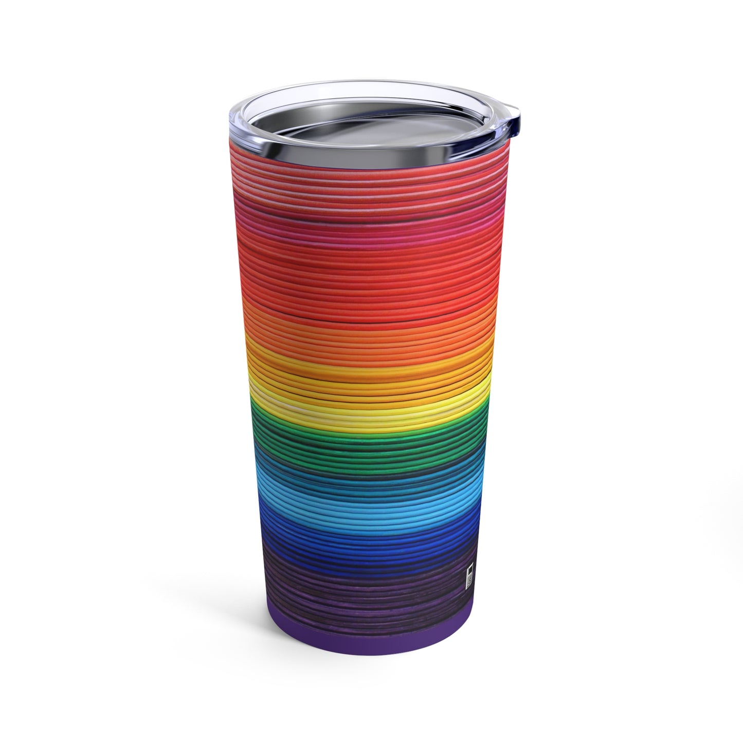 Tumbler 20oz - No.  305 Rainbow 'Pride' - By Irish Artist Fiona de Lacy