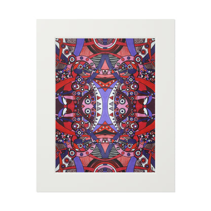 Fine Art Print (Cardboard Frame) - No. 220 - Connections Pattern