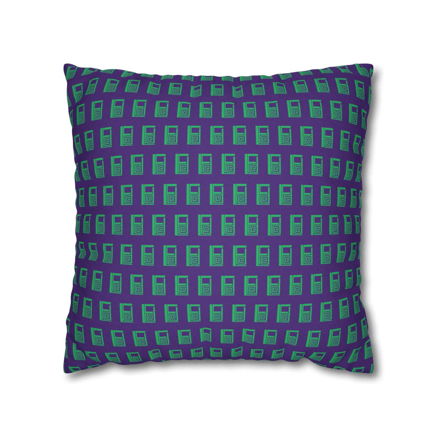 Cushion Pillow Case - No. 000PE - Logo on Purple