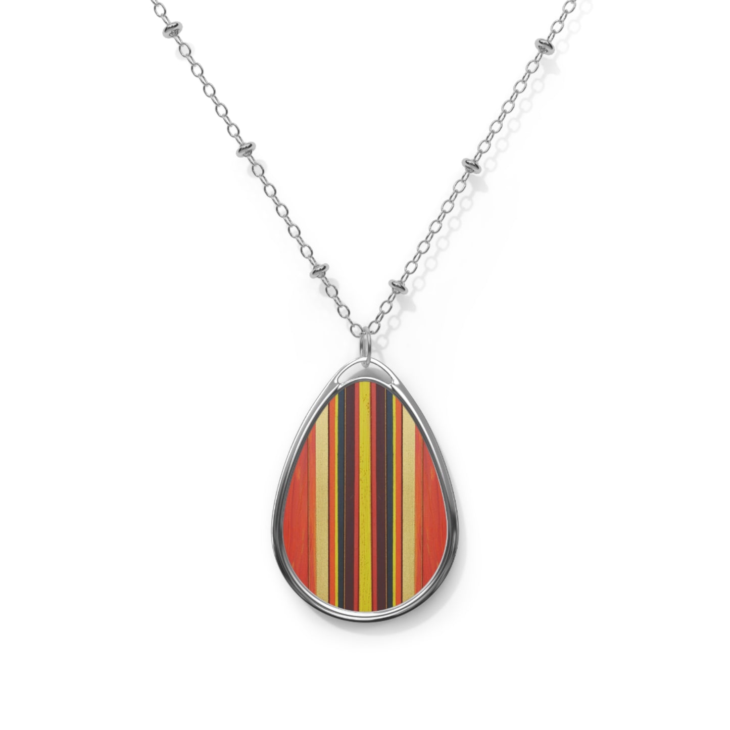 Oval Necklace - No. 130 - sunrise - By Irish Artists Fiona de Lacy