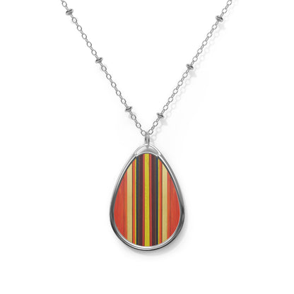 Oval Necklace - No. 130 - sunrise - By Irish Artists Fiona de Lacy