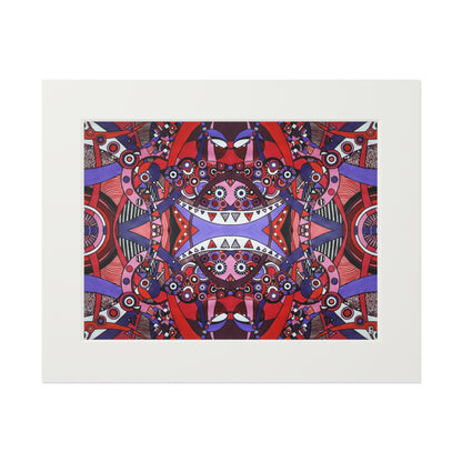 Fine Art Print (Cardboard Frame) - No. 220 - Connections Pattern