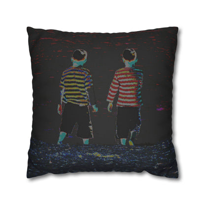 Cushion Pillow Case - No. 206 - 'Two Little Boys'