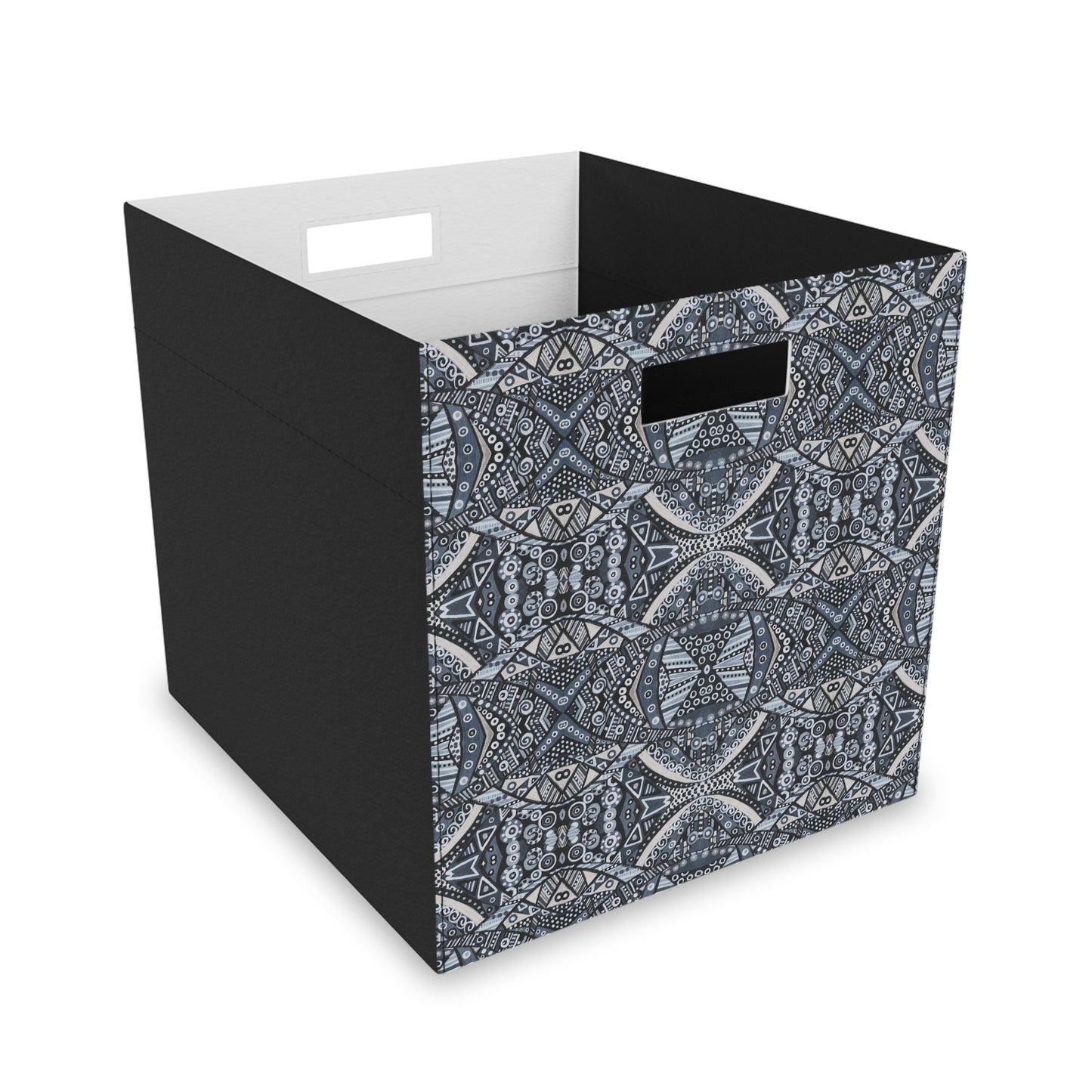 Felt Storage Box - No. 287 - Abstract Pattern