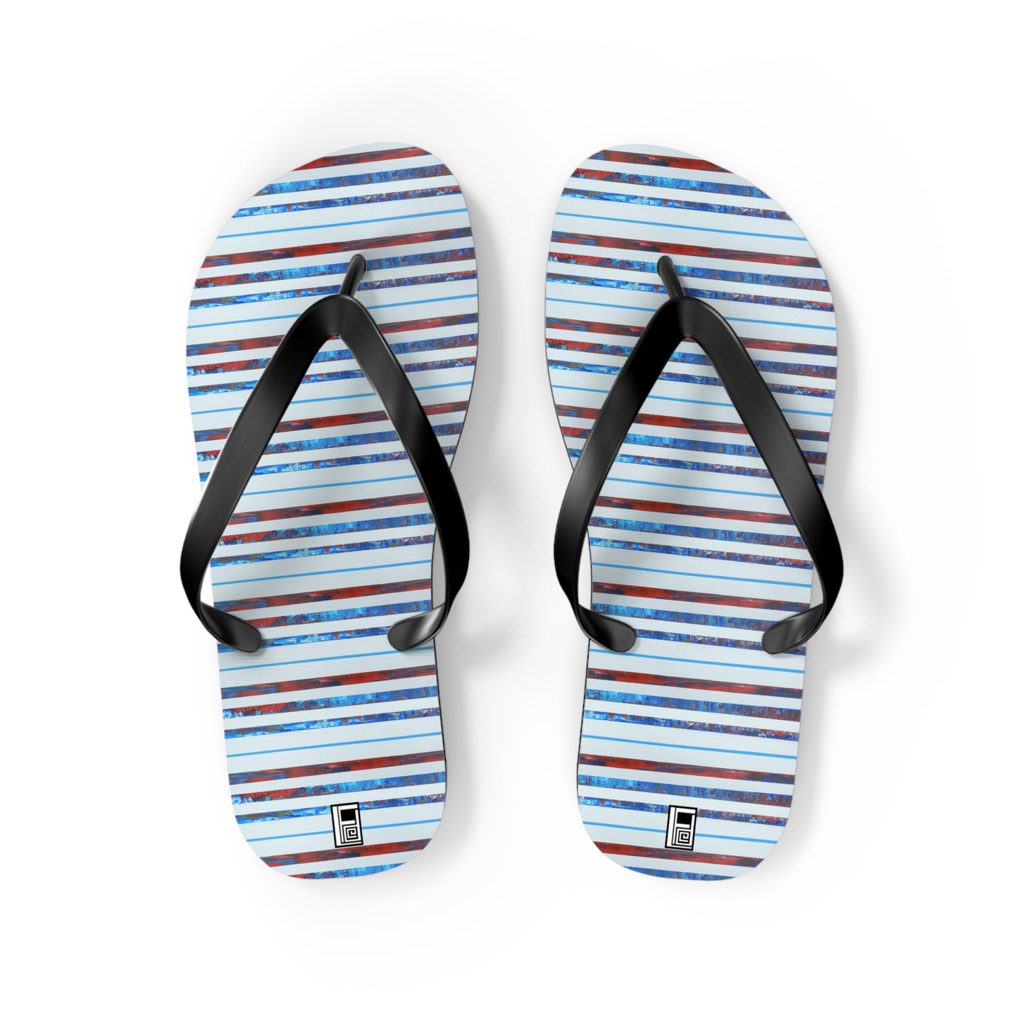 Men's Flip Flops - No. 140 - Thin Blue Line