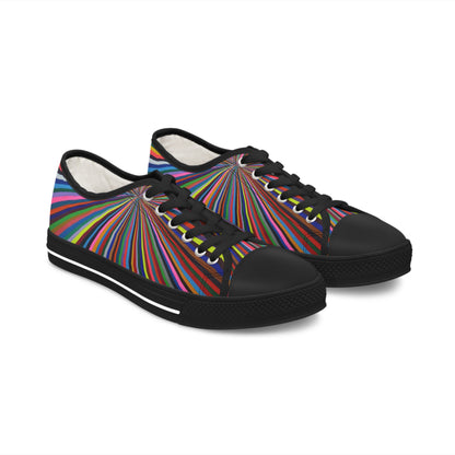 Women's Low Top Sneakers - No. 205 -  'Spectrum'  - By Irish Artist Fiona de Lacy