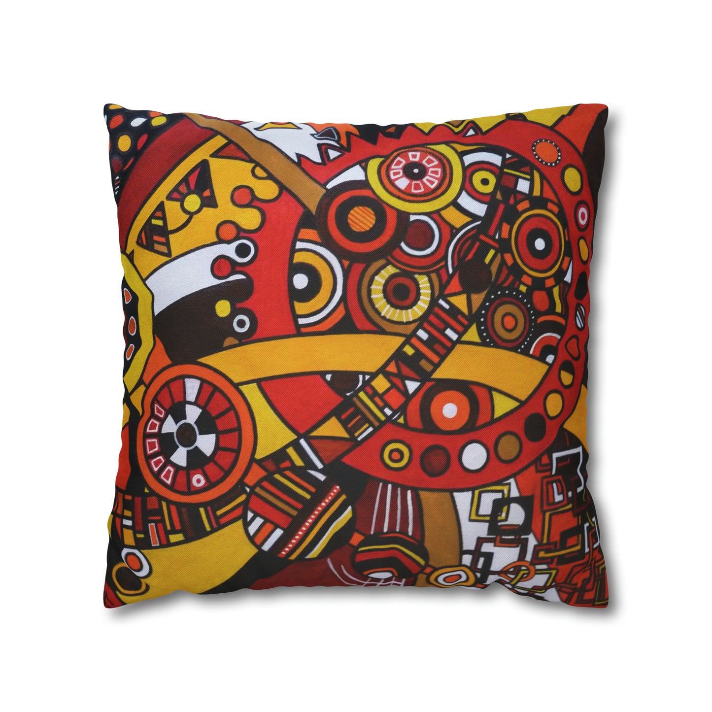 Cushion Pillow Case - No. 222 - 'Clockworks'