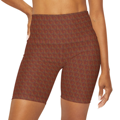 High Waisted Yoga Shorts - No. 144 - Dizzy