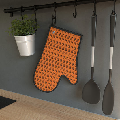 Oven Glove - No. 000OG - Artists Logo on Orange