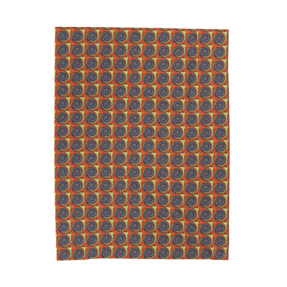 Velveteen Plush Blanket - No. 304 - Y/O Swirl