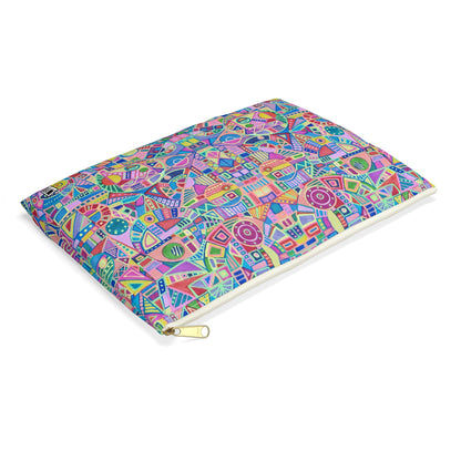 Make Up Bag - No. 258 - Teddy Bear Abstract