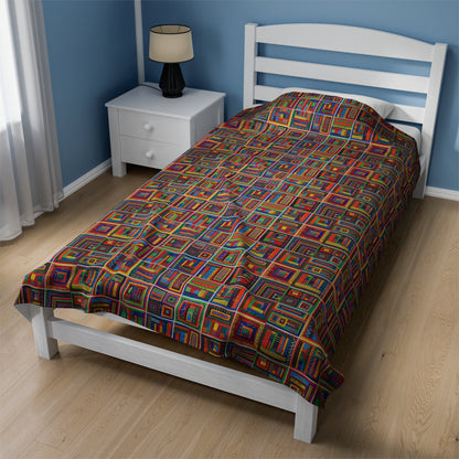 Velveteen Plush Blanket - No. 156 -  'It's Complicated'
