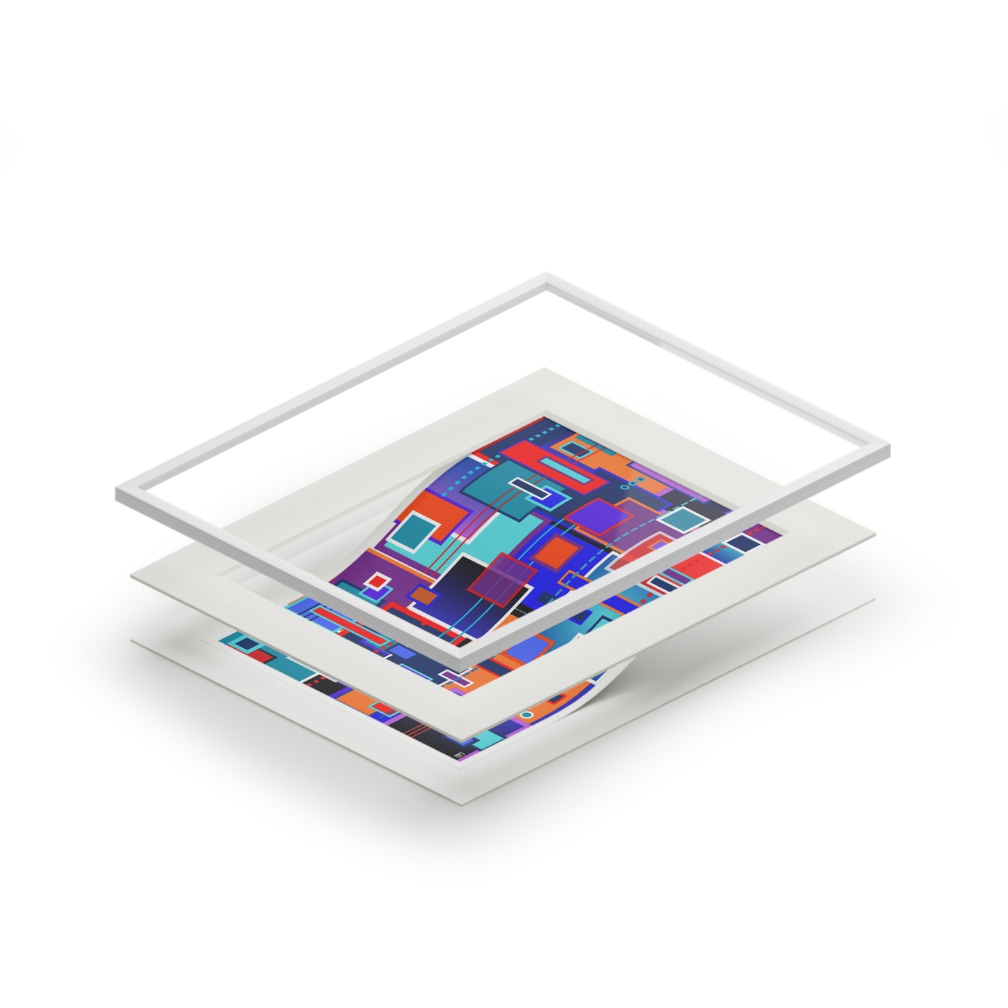 Fine Art Print (Cardboard Frame) - No. 233 - Squared 1