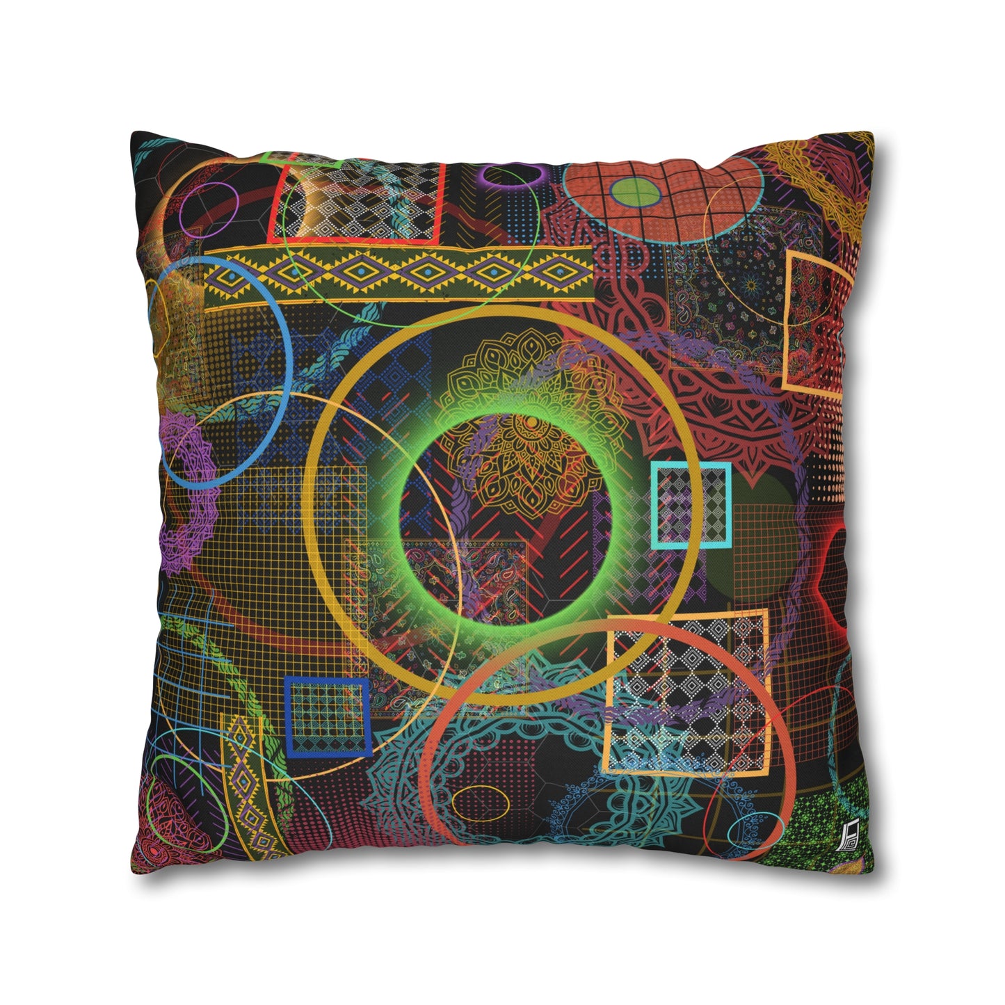 Cushion Pillow Case - No. 299 - Multicolour Abstract