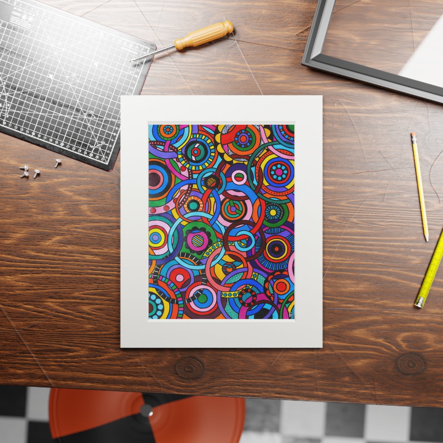 Fine Art Giclee Print (Cardboard Frame) - No. 221 - Interlinked