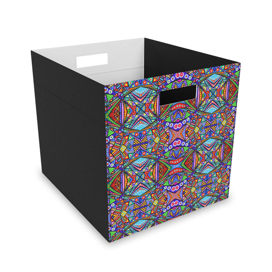 Felt Storage Box - No. 291 - Abstract Pattern