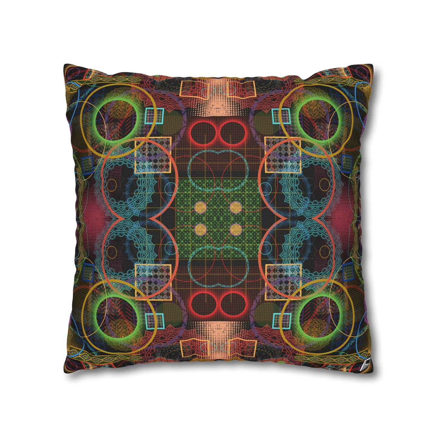 Cushion Pillow Case - No. 299 A - Multicolour Abstract