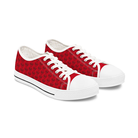 Women's Low Top Sneakers - No. PUG RD