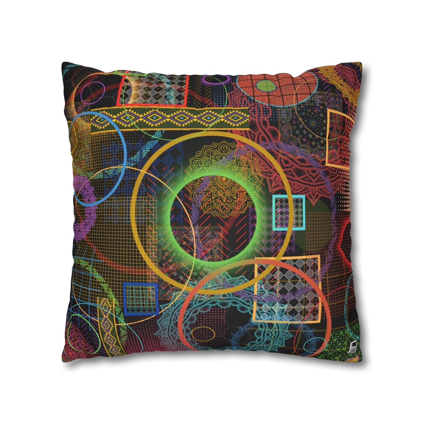 Cushion Pillow Case - No. 299 - Multicolour Abstract