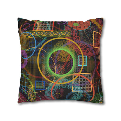 Cushion Pillow Case - No. 299 - Multicolour Abstract