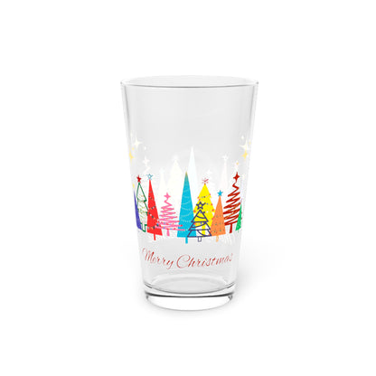 Pint Glass, 16oz - Merry Christmas