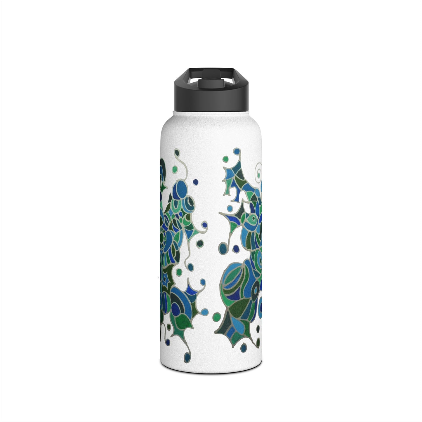 Stainless Steel Water Bottle - No. 146 - Bird of paradise