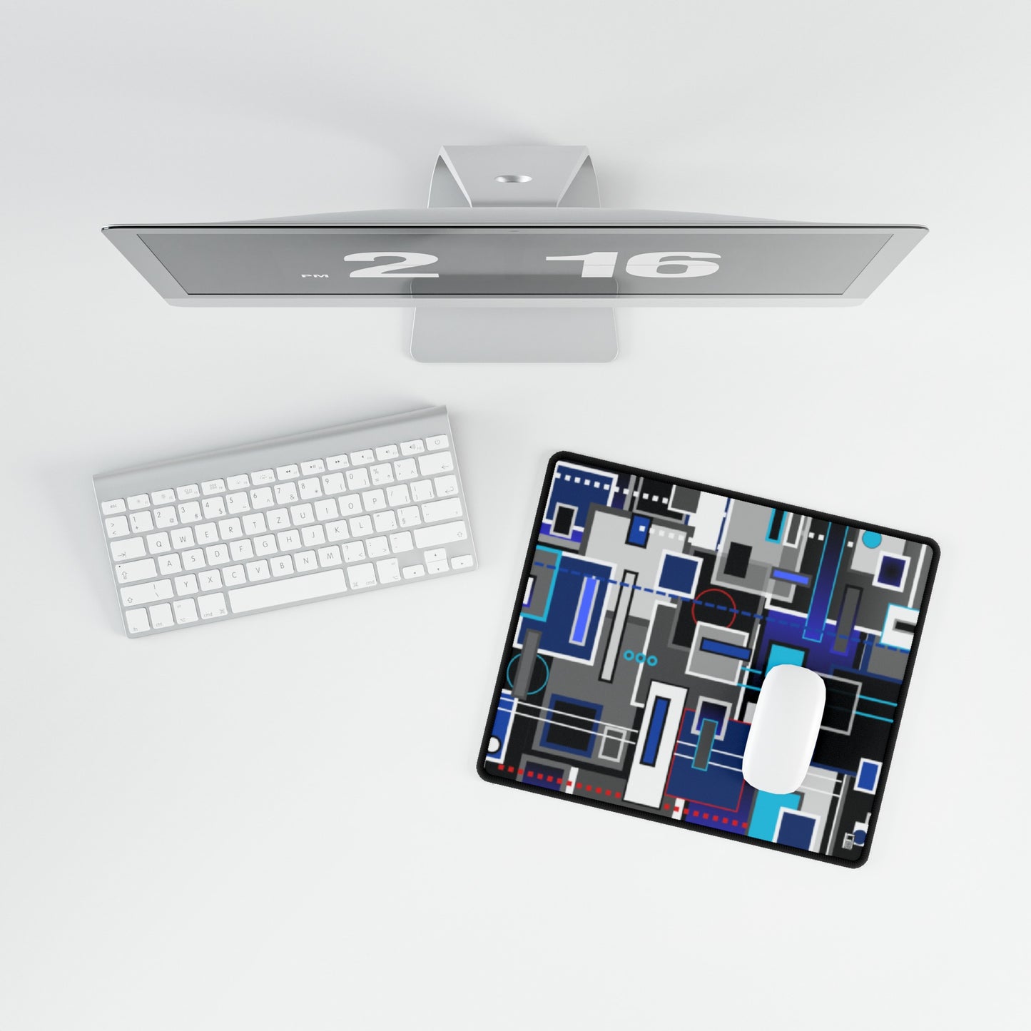 Large, Medium & Small Desk / Mouse Mat - No. 235 'Squared 2'