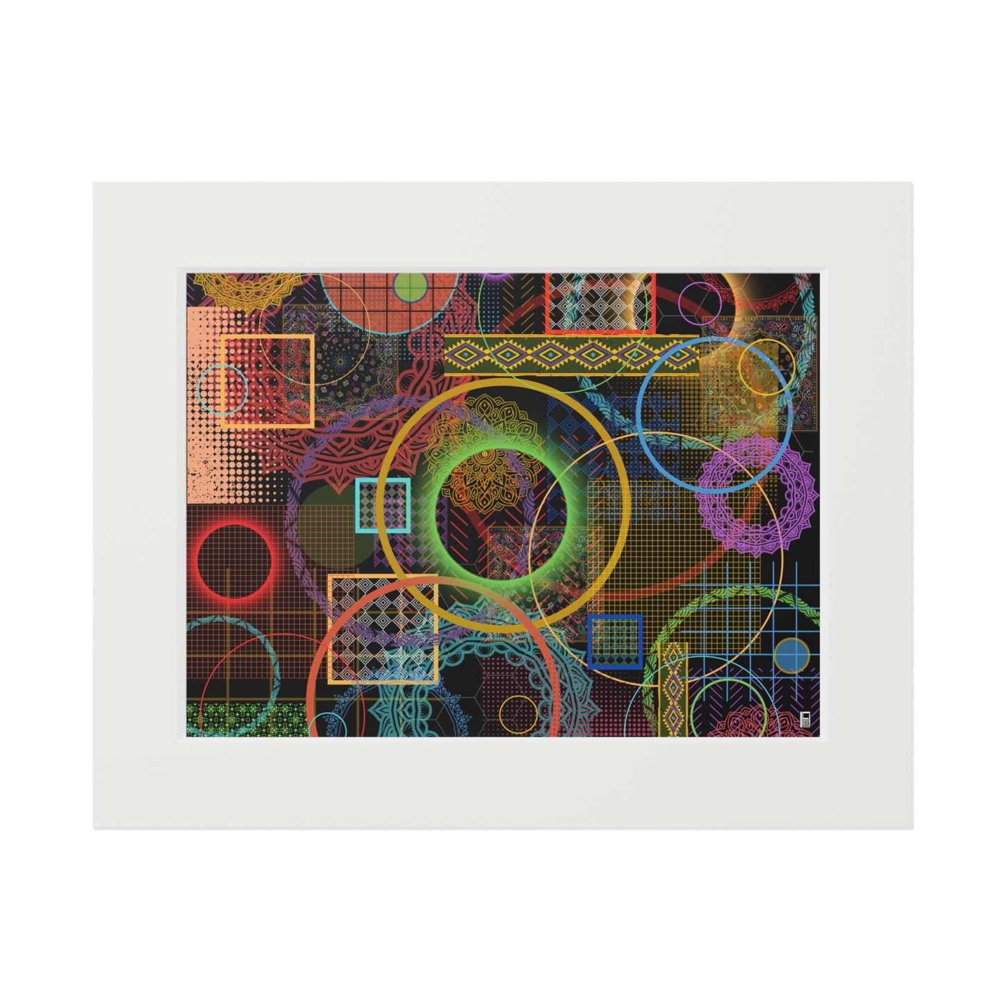 Fine Art Print (Cardboard Frame) - No. 299 - 'Rings'