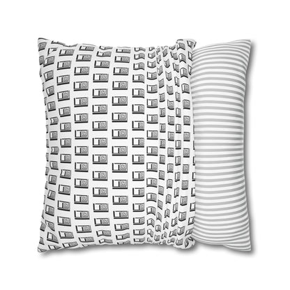 Cushion Pillow Case - No. 000WE - Logo on White