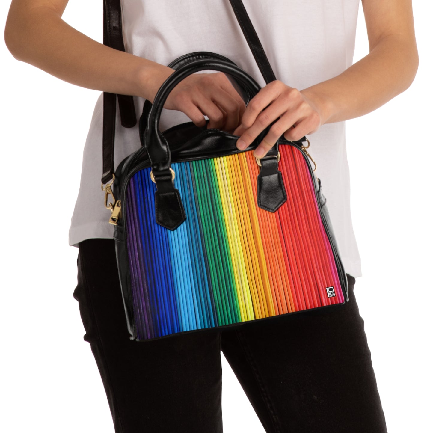 Shoulder Handbag - No. 305 - Rainbow