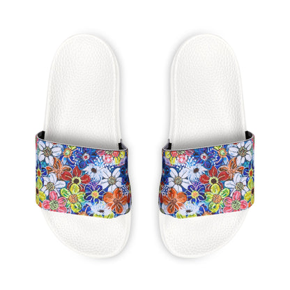 Children's Sliders - No. 240 - Flowers on Purple