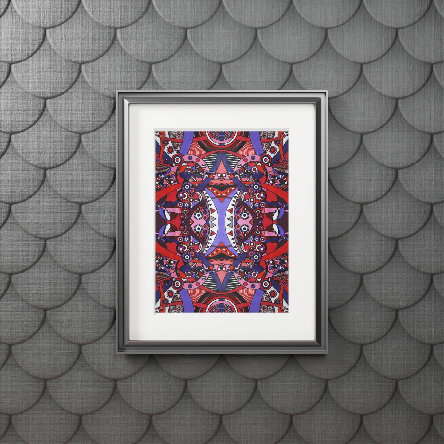 Fine Art Print (Cardboard Frame) - No. 220 - Connections Pattern