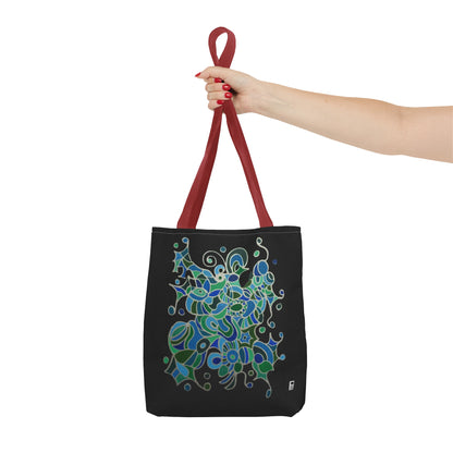 Tote Bag  - No.146 - A 'Bird of Paradise' on Black