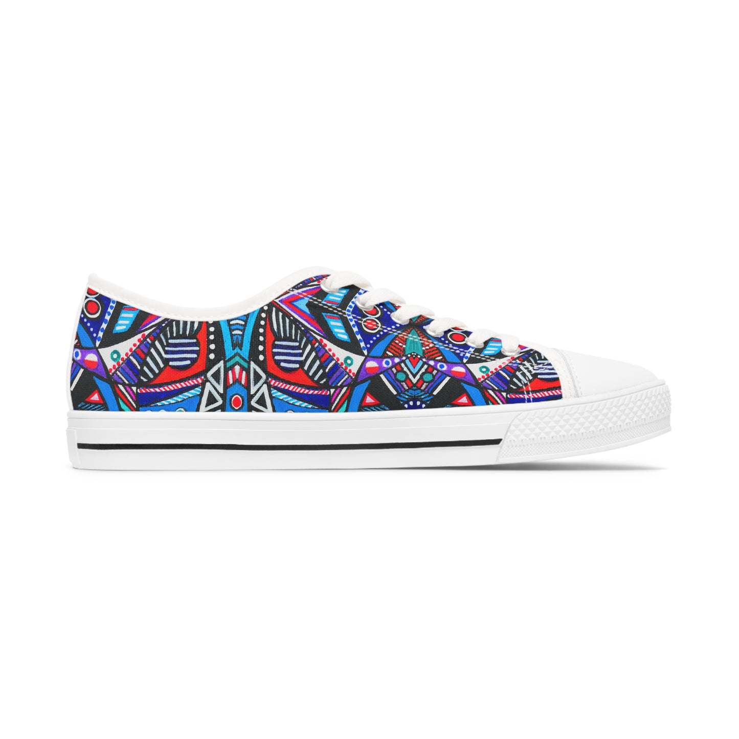 Women's Low Top Sneakers, - No.292 - Abstract
