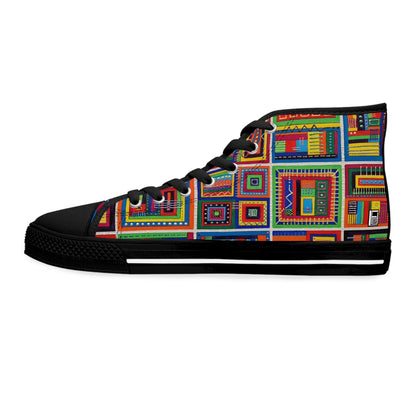 Women's High Top Sneakers - No. 156 - It's Complicated' - By Irish Artist Fiona de Lacy