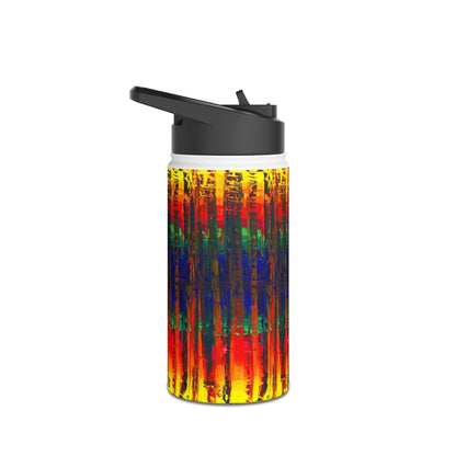 Stainless Steel Water Bottle - No. 138 - Rainbow