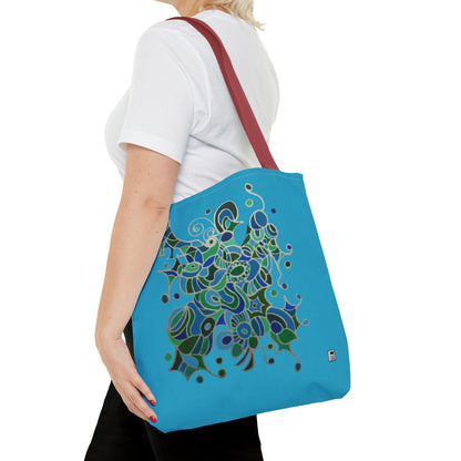 Tote Bag  - No.146 A 'Bird of Paradise' -  By Irish Artist Fiona de Lacy