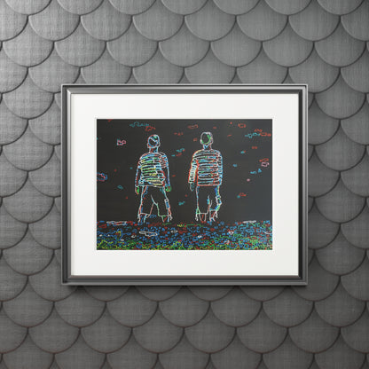 Fine Art Print (Cardboard Frame) - No. 206 - Two Little Boys