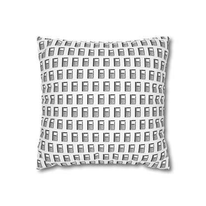 Cushion Pillow Case - No. 000WE - Logo on White