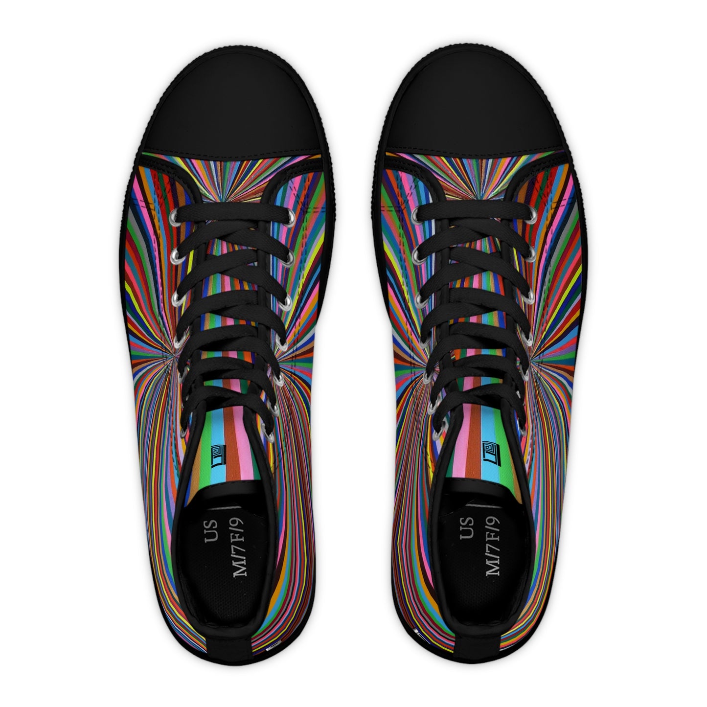 Women's High Top Sneakers, No. 205 - 'Spectrum'