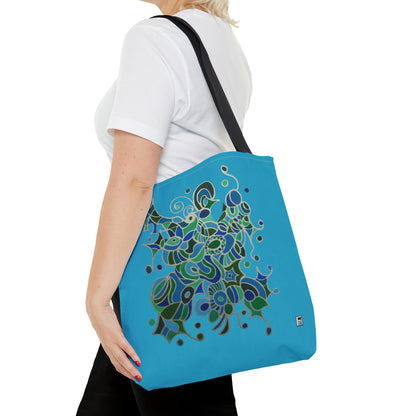 Tote Bag  - No.146 A 'Bird of Paradise' -  By Irish Artist Fiona de Lacy