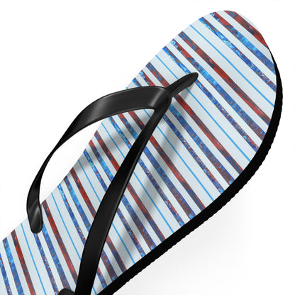 Men's Flip Flops - No. 140 - Thin Blue Line