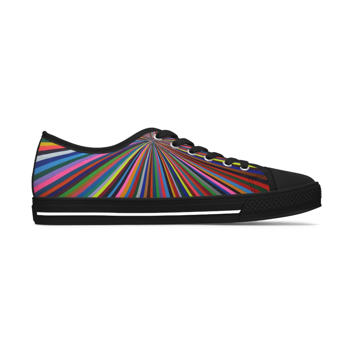 Women's Low Top Sneakers - No. 205 -  'Spectrum'  - By Irish Artist Fiona de Lacy