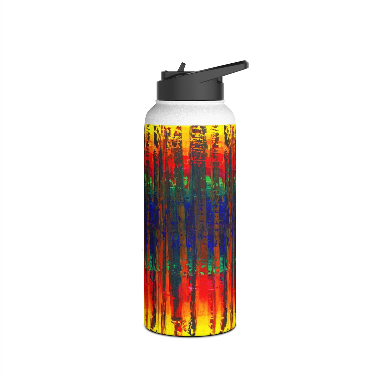 Stainless Steel Water Bottle - No. 138 - Rainbow