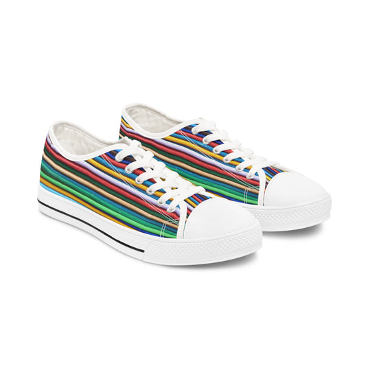 Women's Low Top Sneakers, - No.308 - 'Pathways'
