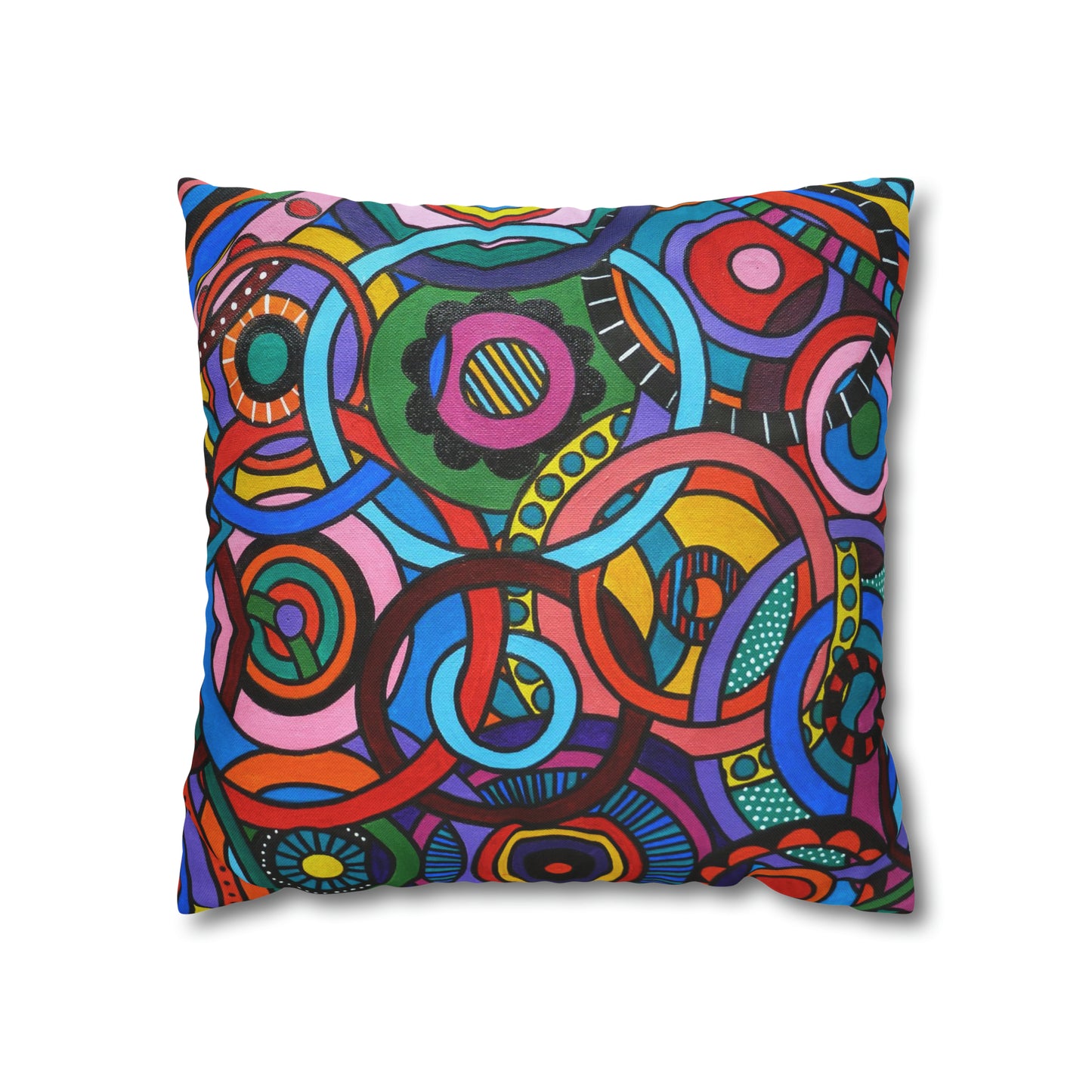 Cushion Pillow Case - No. 221 A - 'Interlinked'